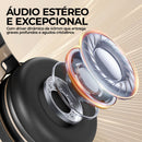 Fone Bluetooth Sem Fio Dobrável com Qualidade Som Hifi 5.3