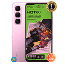 Smartphone Infinix Hot 60i Com NFC 256GB 8GB de RAM Câmera 50MP Dual Sim com 1 Ano de Garantia