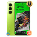 Smartphone Infinix Hot 60i Com NFC 256GB 8GB de RAM Câmera 50MP Dual Sim com 1 Ano de Garantia
