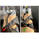 Organizador de Cabos Dupla Face em Rolo 5m