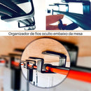 Organizador de Cabos Adesivo para Mesa 1 Peça – Fixador de Fios para Gerenciamento Profissional