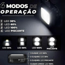 Mini Lanterna Com Led 4 Modos de Luz