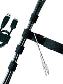 Organizador de Cabos Dupla Face em Rolo 5m