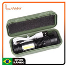 Mini Lanterna luz forte Multi-função Led Tática iluminação portátil