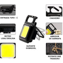 Mini Lanterna Com Led 4 Modos de Luz