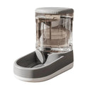 Comedouro e Bebedouro Automático por Gravidade para Cães e Gatos – Dispensador de Água e Ração com Tigela Grande Capacidade