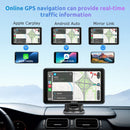 Central Multimídia 7" CarPlay/Android Auto Wireless da ESSGOO
