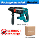 Furadeira Rotativa de Impacto Sem Fio Kamolee 2000W