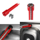 Chave de Reparo Hidráulico 8 em 1 para Pia e Torneira – Kit Profissional com Dupla Cabeça