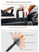 Carrinho de Bebê 3 em 1 com Cadeira Auto Dobrável – Impermeável e Alta Qualidade para Recém-Nascidos.