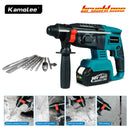 Furadeira Rotativa de Impacto Sem Fio Kamolee 2000W