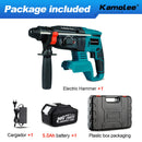 Furadeira Rotativa de Impacto Sem Fio Kamolee 2000W