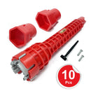 Chave de Reparo Hidráulico 8 em 1 para Pia e Torneira – Kit Profissional com Dupla Cabeça