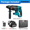 Furadeira Rotativa de Impacto Sem Fio Kamolee 2000W