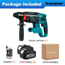 Furadeira Rotativa de Impacto Sem Fio Kamolee 2000W