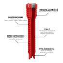 Chave de Reparo Hidráulico 8 em 1 para Pia e Torneira – Kit Profissional com Dupla Cabeça