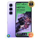Smartphone Infinix Hot 60i Com NFC 256GB 8GB de RAM Câmera 50MP Dual Sim com 1 Ano de Garantia