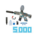 Arma de Gel Blaster Elétrica Automática M416 - Com Silenciador e 5000 Bolinhas